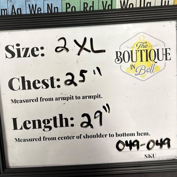 Lucas Films Star Wars Periodic Table 2X Gray Tshirt Graphic Print Lightweight - Picture 10 of 11